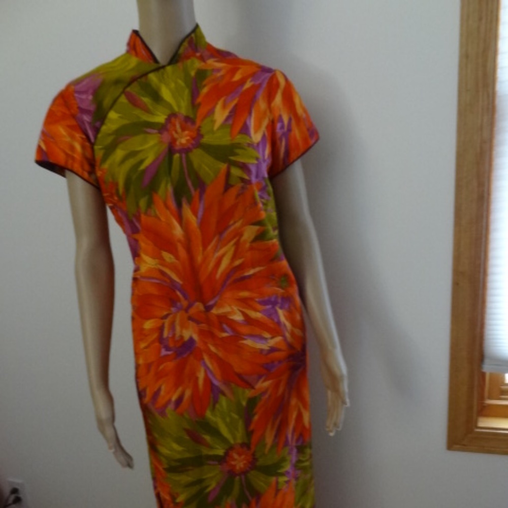 BONWIT TELLER Designer 60s Kimono Style Dress Sz12